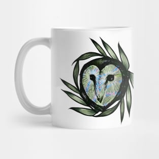 Owl Face Watches You At Night Mug